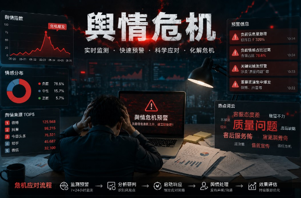 企业舆情危机处理方法 企业如何应对网络负面舆情?