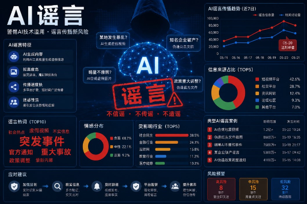 AI谣言引发网络恐慌舆情数据复盘
