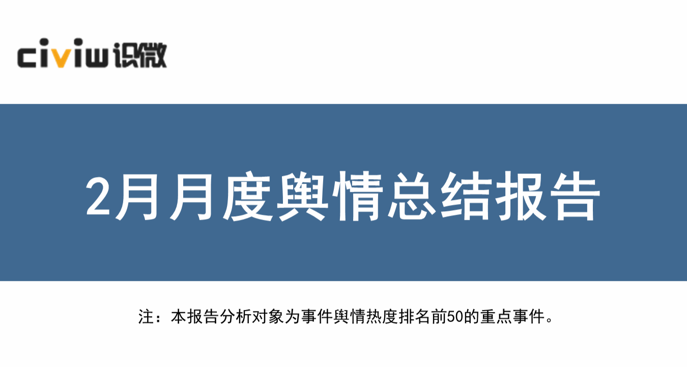 2月月度舆情总结报告